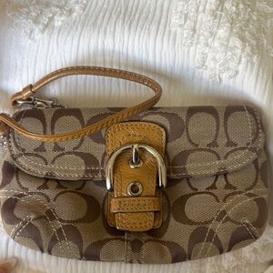 Vintage Coach wristlet